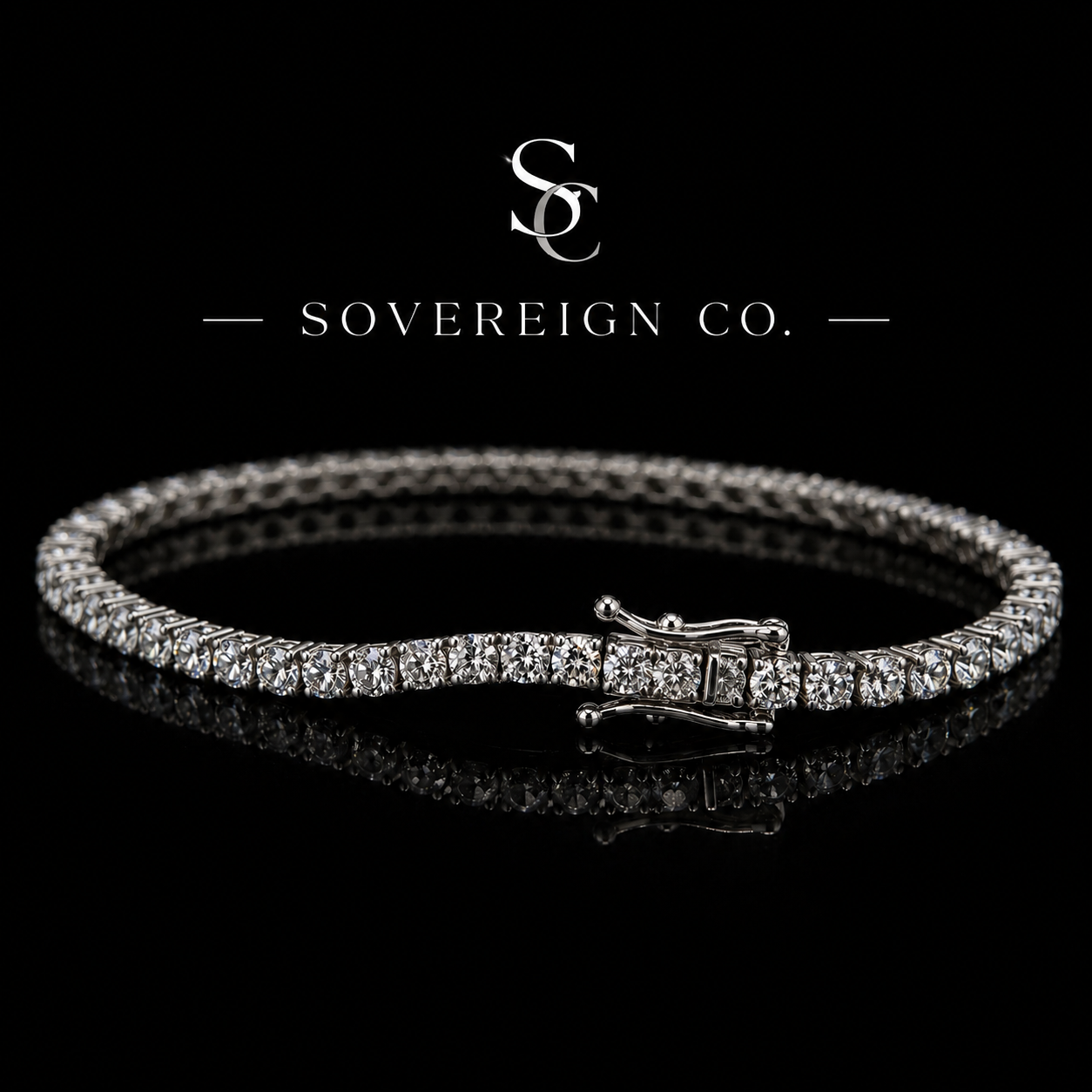 Sovereign Tennis Bracelet – 3mm